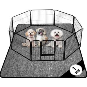 PUPIBOO Washable Pee Pads for Dogs and Cats - Super Absorbent Reusable Puppy Training Pads - 100% Waterproof, Leak-Proof & Non-Slip Whelping Pads for Pet Housebreaking (72 x 72 Inch (Pack of 1), Grey Fleece)