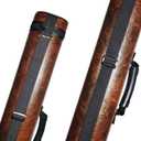 2x2 Hard cue case Oval Pool Cue Billiard Stick Carrying Case, One Size