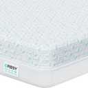 4 in 1 Crib Mattress, 6" Dual Sided Memory Foam Toddler Bed Mattress, Cotton Heat & Tencel Cooling Cover, Firm Breathable Baby Mattress for Infant & Toddler, Waterproof Linning & Washable
