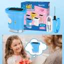 Microscope for Kids, 2.4 Inch Digital Microscope with 1000X Magnification, Handheld Camera Mini Pocket Magnifying Glass, Educational Christmas Birthday Gifts Toys for Ages 3+, Blue