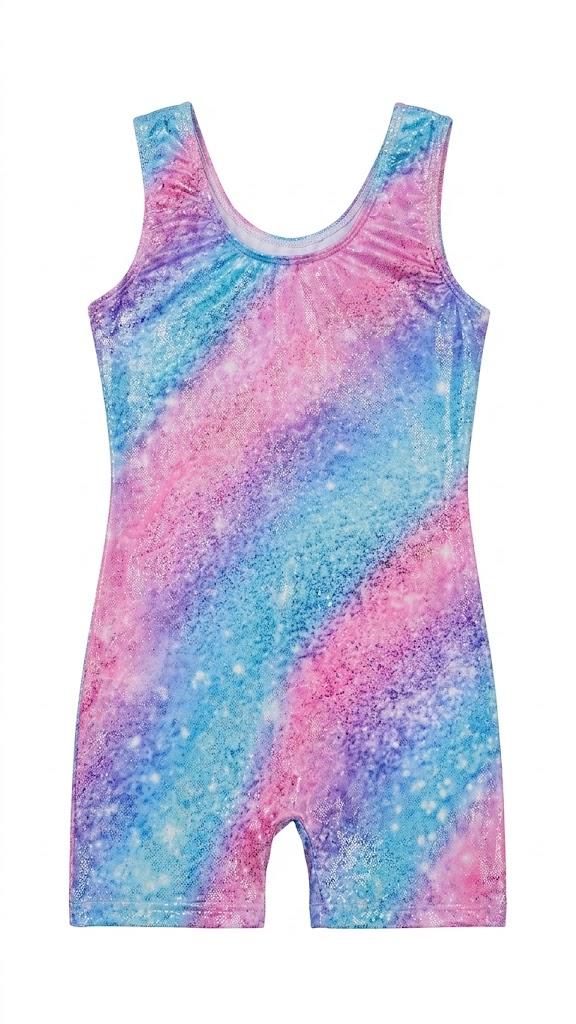 Nymphperi Girls Gymnastics Leotards Toddler Sleeveless Tank Biketards Tumbling Dance Unitards for Kids Class Training, 105