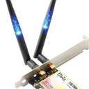 Ubit Pc WiFi Card 11AC1200A Up to 1200 Mbit/s, Wireless Dual-Band Gigabit WLAN Adapter, Pcie WiFi Card for Desktop/PC Gaming