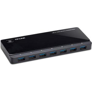 TP-Link Powered USB Hub 3.0 with 7 USB 3.0 Data Ports and 2 Smart Charging USB Ports. Compatible with Windows, Mac, Chrome & Linux OS, with Power On/Off Button, 12V/4A Power Adapter(UH720)