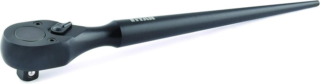 Titan Forge 11078 1/2-Inch Drive x 12-Inch 72 Tooth Construction Spud Ratchet