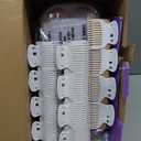 Conair Hot Rollers for Long, Medium & Short Hair, 12 Ceramic Flocked 1-Inch and 1-Inch Heated Hair Rollers with Clips, Hot Curlers for Women, Volume & Curls
