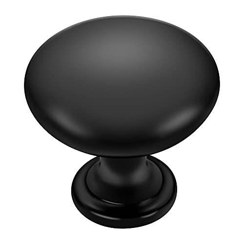Ravinte 30 Pack Kitchen Cabinet Knobs and Pulls - Matte Black Zinc Drawer Handles for Dresser Drawers