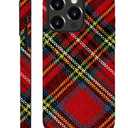 DAIZAG Case Compatible with iPhone 15 Pro Max,Durable Shock Protection Cover for Girl Women,Christmas Tartan Plaid