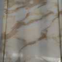 100% Natural Marble Serving Tray Luxury Marble Storage Tray for Home Decor Stone Tray for Bathroom/Kitchen/Vanity/Dresser,Plate Holder for Tissues, Candles, Towel (12" x 8" x 0.7")