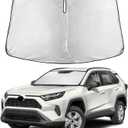 Autovir Windshield Sun Shade Fit for 2019-2024 2025 2026 Toyota RAV4 Sunshade, Front Car Window Shades Sun Visor, Blocks UV Rays & Heat, Car Accessories