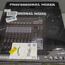 8 Channel Audio Mixer with Bluetooth, Professional DJ Mixer Board with 48V Phantom Power, USB Audio Interface & MP3 Player, Sound Mixing Console for Podcast, Home Studio, Live Streaming & Recording