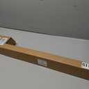 Ivilon Drapery Treatment Window Curtain Rod - Square Design 1 1/8 Rod. 48 to 86 Inch. Satin Nickel