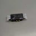 Leviton 15 Amp Decora Tamper-Resistant Duplex Electrical Wall Outlet, T5325-E, Black