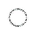 2 x 4PCS Bike Headset Fork Bearings 5/32" x 20 Balls, Bicycle Frame Ball Bearings Replacement Parts