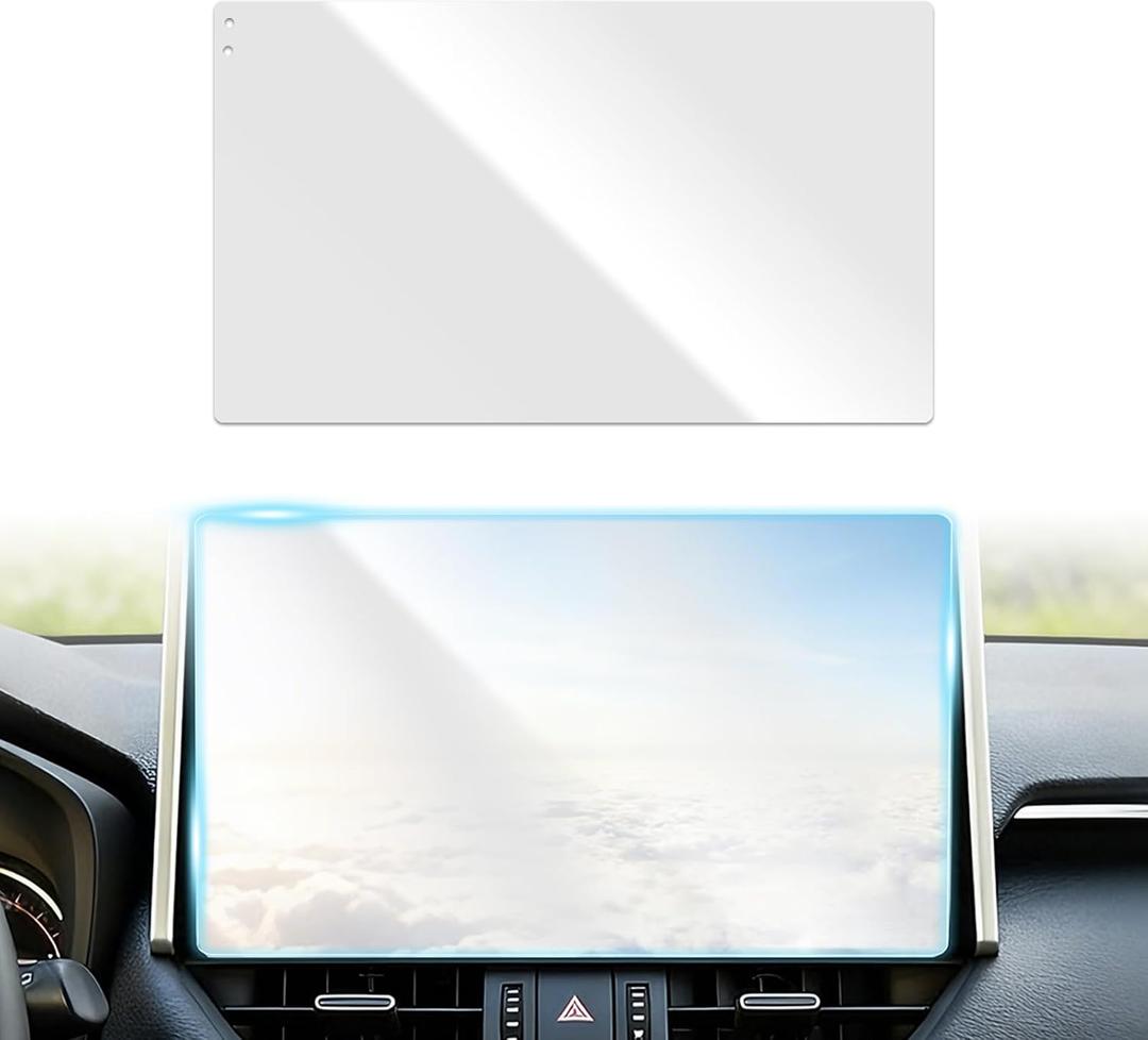 9 Inch HD Clear Anti-Scratch Waterproof Film Accessories for Car GPS Navigation Tempered Glass Screen Protector Screen Cover Universal for Cars