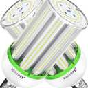 Amazon High Brightness 120W LED Corn Light Bulb, E26 E39 Base LED Corn Lamp, 16800 Lumen 5000K Daylight 100V~277V Corn Cob Light Bulb for Indoor Outdoo (5000K 2Pack, 120Watts)