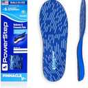 PowerStep Pinnacle Junior Insoles, Children’s Maximum Cushioning Shoe Insert, Relief for Ankle, Knee & Foot Pain, Arch Support for Girls and Boys, Kids Unisex, Made in the USA (Youth 1)