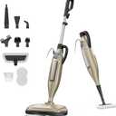 DEVOAC VM6 Scrubbing Steam Mop with Rotating Mop Pads, 10 in 1 Steam Mop, Lightweight Spin Mop & 3 Steam Modes for Hard Floor Laminate Marble Floors (Auster)