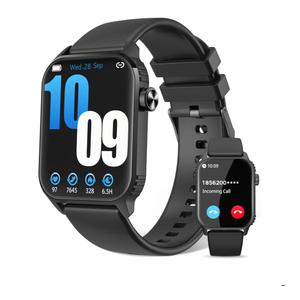 Smart Watch for Men, 120+ Sports Modes Smartwatch with 1.83" HD Touchsreen, Sleep Monitor, IP67 Waterproof, Bluetooth Call & Music Control Fitness Watch for iPhone/Android Black