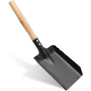 Fireplace Ash Shovel Tool Scoop Dust Pan Coal Hand Shovel Fire Stove Fireplace Trowel Ash Sweep Farm Wood (Small)