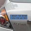 2 x Gear Tatz - I Bought This Before I Knew Elon was Crazy - Tesla Accessories - Political Car Magnet - 9.5 x 2.75 inches - Professionally Made