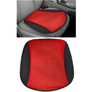 Cooling Car Front Seat Cover, 5V Leather Ventilated Cooled Summer Vehicle Seat Cushion with 3 Temp Modes, Breathable Auto Interior Seating Protector, Universal for SUV Sedan Truck (Red)