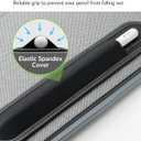 Stylus Holder for Apple Pencil 1st & 2nd, USB-C, Pro, and Slim Stylus  Rip-Resistant Elastic Sleeve, Microfiber Base, and 3M Adhesive for Attaching to iPad & Tablet Cases, Black