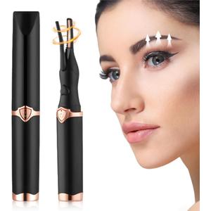 Heated Eyelash Curler, Mini Electric Eyelash Curlers for Women, USB Rechargeable with Quick Curling Long Lasting (Black)