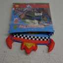 Dr.Rapeti Double-Sided Car Seat Toy, Rear Facing Car Seat Toy, Travel Activity Set, Easier Drive for Newborn, Adjustable Activity Arch with Baby Mirror, Teether, Ring Rattles