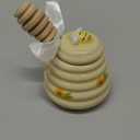 Yinder 1 Pcs Baby Shower Prize for Winners Honey Party Favors 3 oz Ceramic Honey Jars with Dippers Mini Bee Themed Pots with Goodie Boxes for Baby Shower Wedding Favors Bee Themed Party Gifts