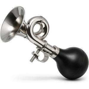 EZYoutdoor Aluminum Alloy Bike Horn, Loud Bicycle Horns for Kids and Adults,Retro and Easy-to-Install Bicycle Accessories