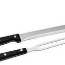Carving Knife and Fork Set, Carving Set for Chicken Meat Turkey Carving Knife and Fork Set, BBQ Knife Set