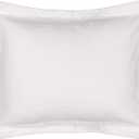 HISTORIC CHARLESTON King Charles Modern Farmhouse Floral Matelasse Decorative Pillowcase, 100% Cotton Breathable Bedding, King Sham (20" x 36"), White