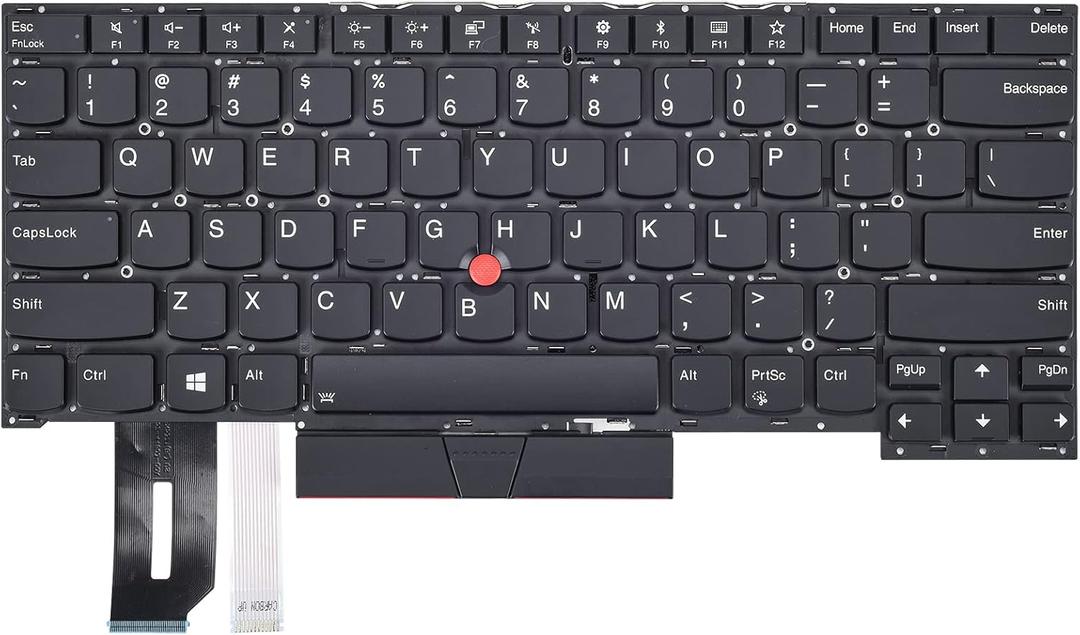 Replacement Keyboard for Lenovo Thinkpad T490s T495 T495s, P1 Gen 3 2, Thinkpad X1 Extreme Gen 1 & Gen 2 & Gen 3 Laptop with Backlit US Layout P/N: SN20R58769