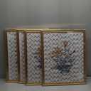 BESCRCL 16x20 Picture Frame Gold, Frames for Wall Display, Rustic Vintage Photo Frame with Shatterproof Crystal Acrylic, Pack of 4 