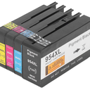 Ink Cartridge, for HP 954 Printer Cartridge, BK C M Y 4 Colors, for OfficeJet 7720 7740, and for OfficeJet Pro 8210 8710 8720 8730 and Other Printers