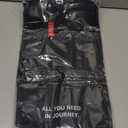 pack all Shoe Bag for Travel, Water-Resistant Shoe Pouch for Gym, Odor-Resistant Soccer Cleats Bag for Sport (Black, 2-Pack)