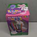 JOYIN Motorized Easter Egg Decorator Kit Spinner Easter Busy Pink Bunny Egg Whirler Decorating Machine with 10 Non-Toxic Markers for Kids Craft Activities