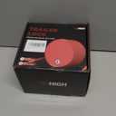 Trailer Hitch Locks with Spherical Ball Head  Fits 1-7/8", 2", 2-5/16" Couplers, No Gaps Anti-Pry & Anti-Cut Design, Heavy Duty Trailer Lock for Boat/RV/Camper, Red