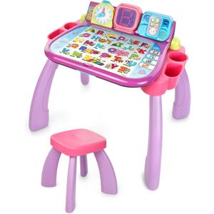 VTech Touch and Learn Activity Desk (Frustration Free Packaging), Purple, 20.9" x 24.2" x 18.9"