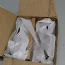 Dummy Door Handles Interior - Pack of 2, Matte Black Door Handle Single Side Lever for Closet & French Doors | Ambidextrous Square Design, Powder Coated Non-Turning and Non-Locking Handle (Dummy with Screws)