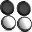 Air Tracker Tags 4 Pack - Bluetooth Wallet Tracker, Keys Finder Work with Apple Find My (iOS Only), Smart Item Locator Tags for Luggage, Backpack, Phone (Black)