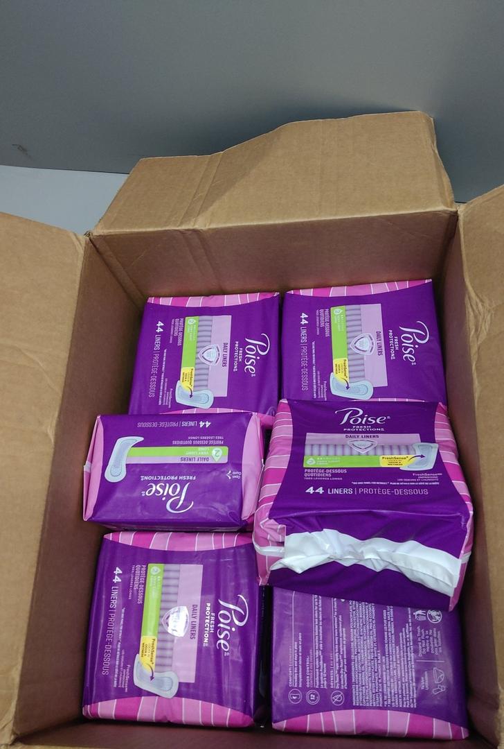 Poise Ultra Thin Incontinence Pads & Postpartum Pads for Bladder Leaks, 4 Drop Moderate Absorbency, Regular Length, 192 Count (4 Packs of 48)