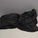 Table Skirts for Rectangle Tables 8ft - 2PCS Black Table Covers for 6 Foot Tables, Wrinkle Resistant Ruffles Elastic Table Cover and Table Skirt for Banquets/Weddings/Parties