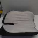 Benazcap Car Seat Cushion - Memory Foam Car Seat Pad - Sciatica & Lower Back Pain Relief - Car Seat Cushions for Driving - Road Trip Essentials for Drivers (Black)