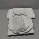 Mwellewm 10Pcs Cupcake Stand,Dessert Table Display Set, 4 White 3 Tired Cake Stand 6 Plastic Serving Trays for Party Cookie Rack Desert Tower Holder for Wedding Decor Baby Shower Tea Party Decorations