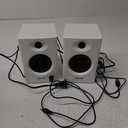 OHAYO 60W Computer Speakers for Gaming and Music, Active Bluetooth 5.3, Stereo 2.0 Speakers for Desktop PC Monitor or Laptop, Surround Sound Speaker, 3.5 mm Aux RCA Input, USB-Powered, 1 Pair, White