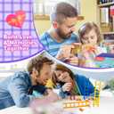 2 x Party Favors Climbing Flip Man Toy with Ladders,28 Pieces Educational Preschool Climbing Game Set with Activity Cards,Learning Toys for Kids aged 3+,Valentine's Day School Gift