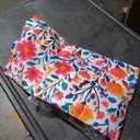 Outdoor Pillow Covers 20x20 Inch Set of 2, Red Floral Printed Boho Throw Pillows Cases Waterproof Square Garden Cushion Sham for Spring Summer Patio Furniture Tent Balcony Bench Sofa Couch