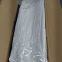 Cobnom Hotel Luxury Feather Down Comforter Queen Size, Medium Warm All Season Duvet Insert, Silky Soft Egyptian Cotton Blend Cover, Ethically Sourced Feather & Down Filled, 90x90 Inch, White