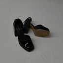 Cellenz Women Chunky High Heels: Comfortable Ankle Strap Platform Pumps, Dress Wedding Shoes Party Bridal Graduation Pumps Black 7